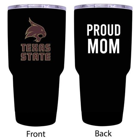 R & R IMPORTS R & R Imports ITB-C-TXS20 MOM Texas State Bobcats Proud Mom 20 oz Insulated Stainless Steel Tumblers ITB-C-TXS20 MOM